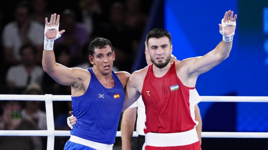 Ayoub Ghadfa sucumbe ante Bakhodir Jalolov y finalmente se queda la plata en +92 kg