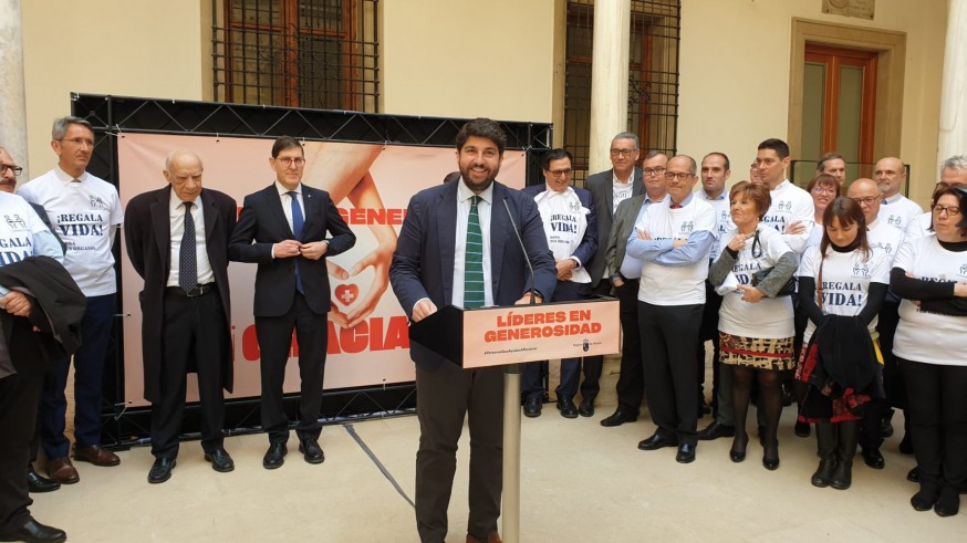 Acto de homenaje a los profesionales que trabajan en la donación de órganos y trasplantes en la Región