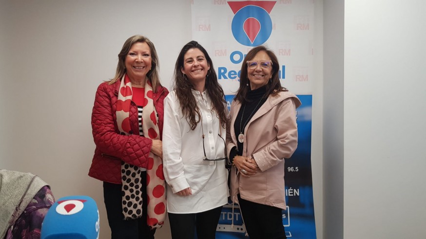 Paca Calvo, Marina Muñoz y Ana Escrabajal en Onda Regional 