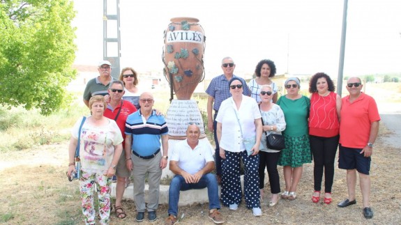 El grupo de turistas asturianos en Avilés, Lorca