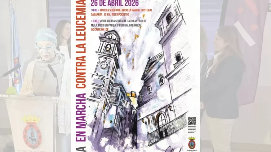 Mula se une en la primera marcha solidaria nacional contra la leucemia mieloide