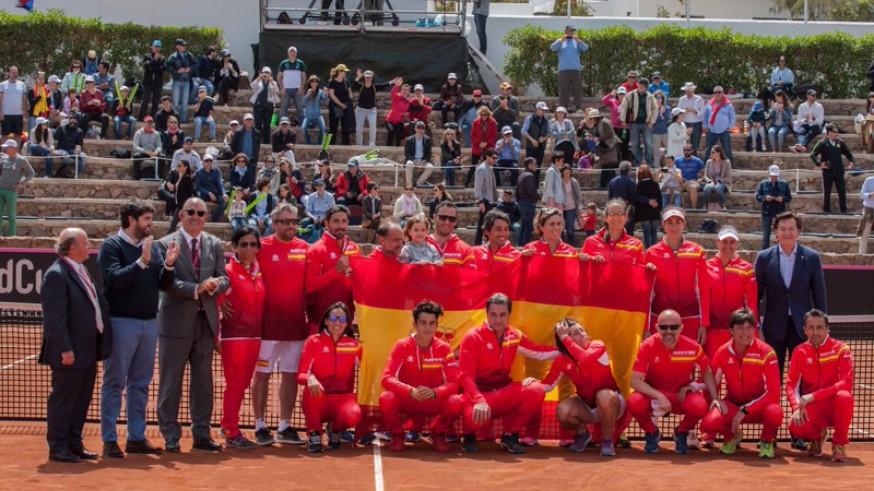 El presidente de la Comunidad en La Manga Club.