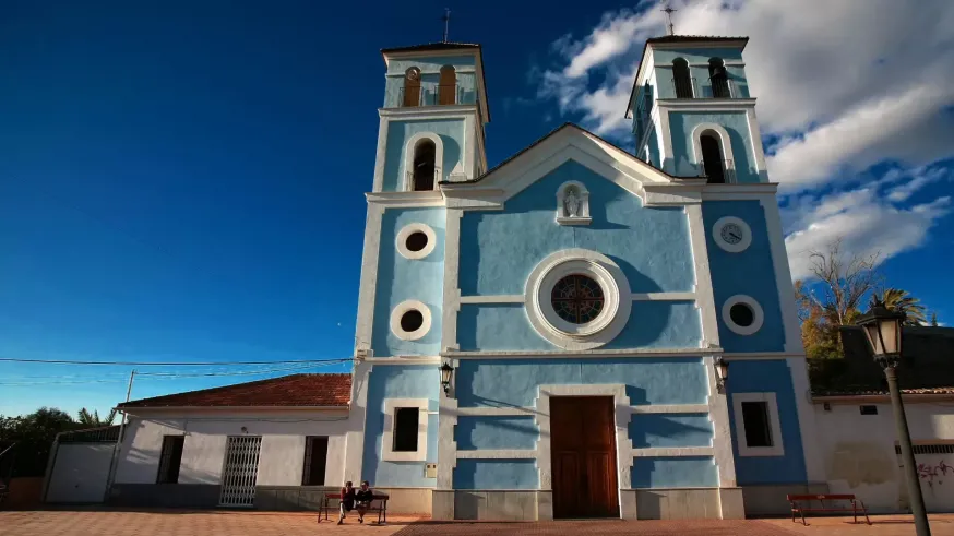 Todo preparado en Churra para celebrar la Navidad