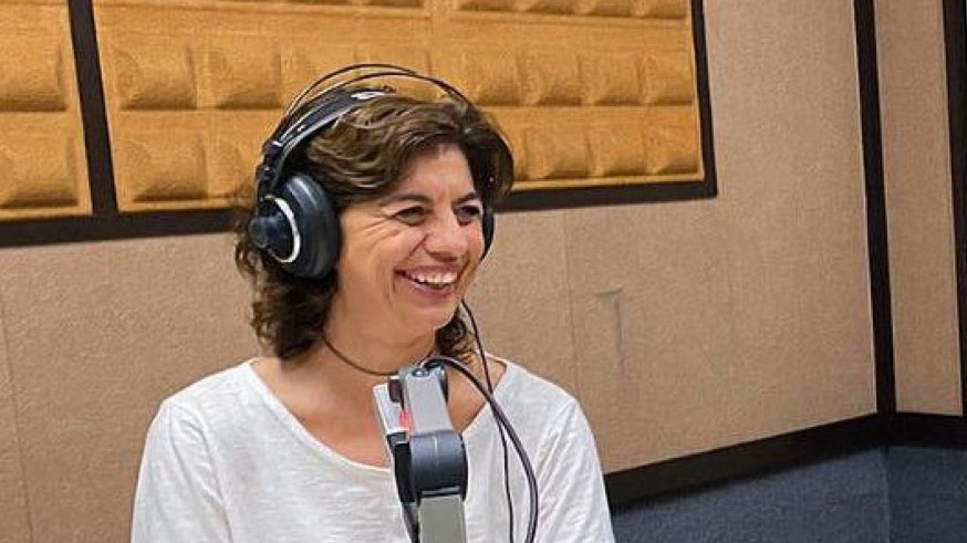 María López en en programa "El Rompeolas"