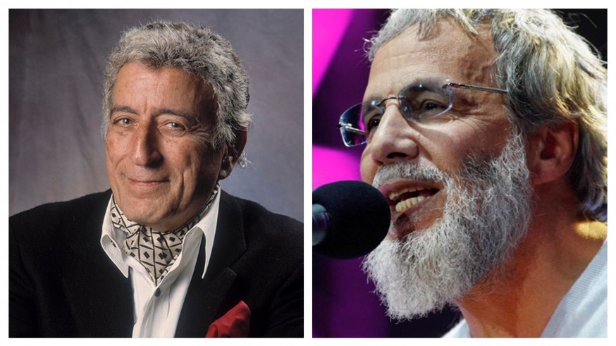 El folk-rock acústico de CAT STEVENS Y el pop-jazz orquestal de TONY BENNETT