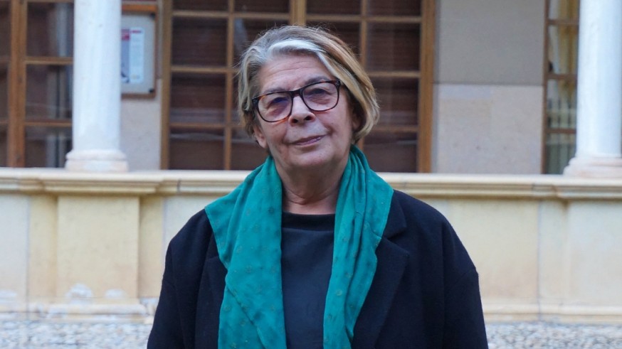 La diputada de Más País-Equo Inés Sabanés en la Universidad de Murcia