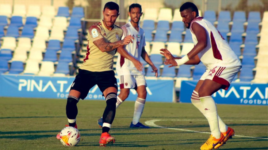 Rubén Castro, en un lance del choque. Foto: FC Cartagena