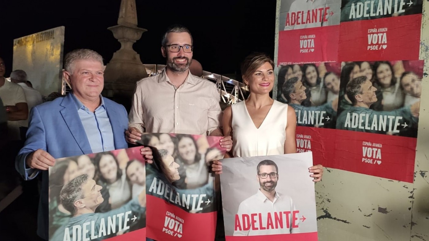 Lucas: "El único voto útil para que España y la Región de Murcia sigan avanzando es el PSOE"