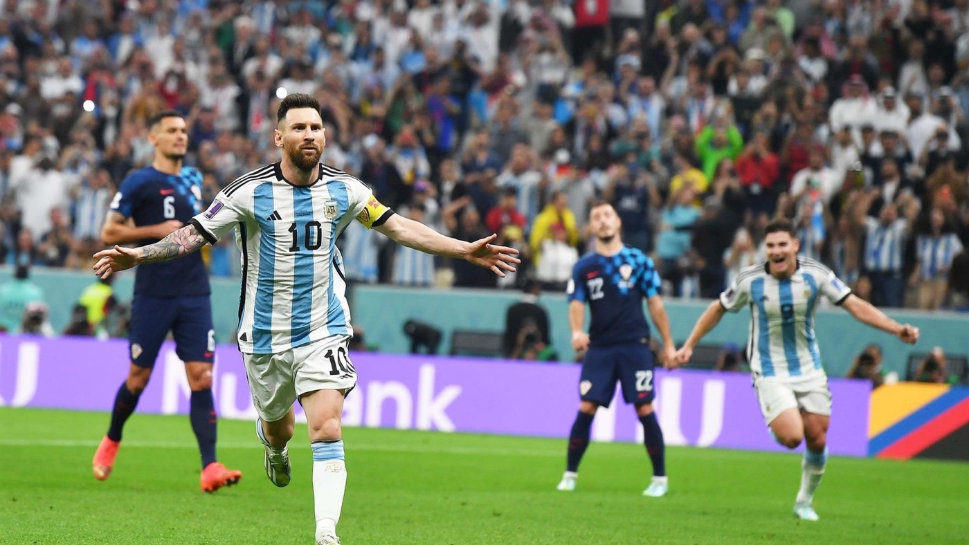 Argentina, primera finalista del Mundial de Catar tras arrollar (3-0) a Croacia