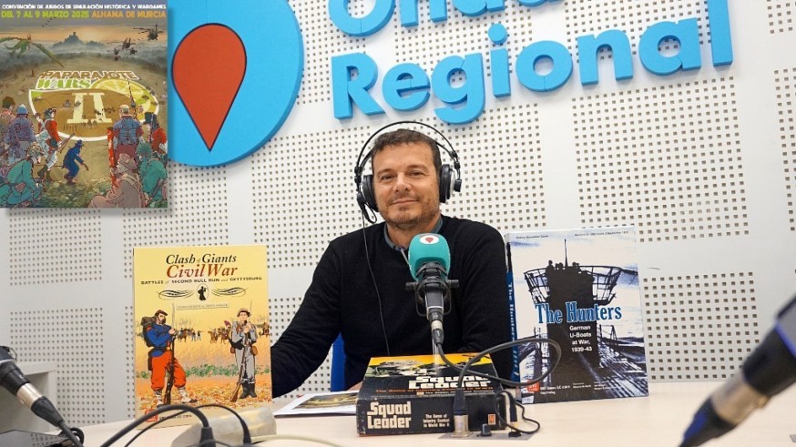 Con Guillermo Hermida hablamos de las II Jornadas de Juegos de Mesa de Simulación Histórica de la Región de Murcia 'Pararajote Wars' en Alhama