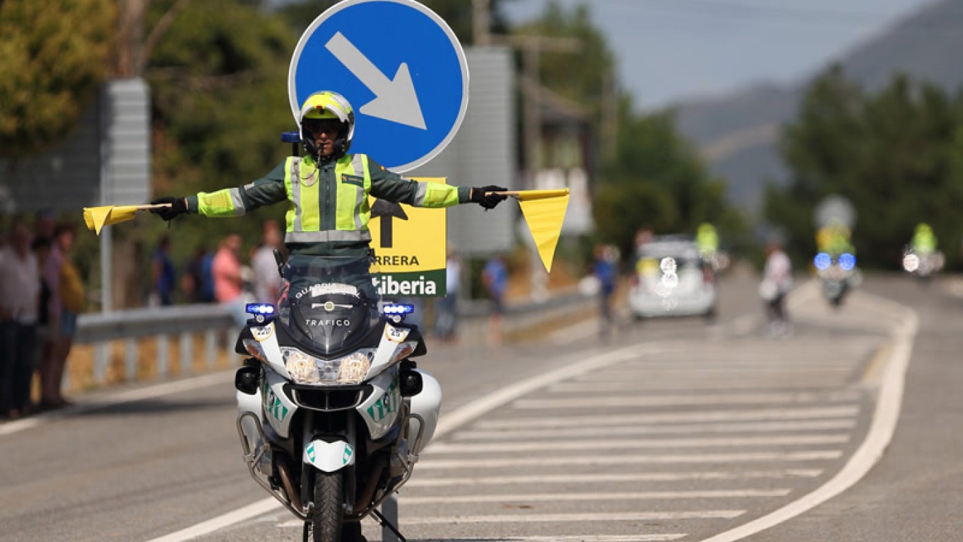 Dispositivo Guardia Civil para la Vuelta Ciclista a España