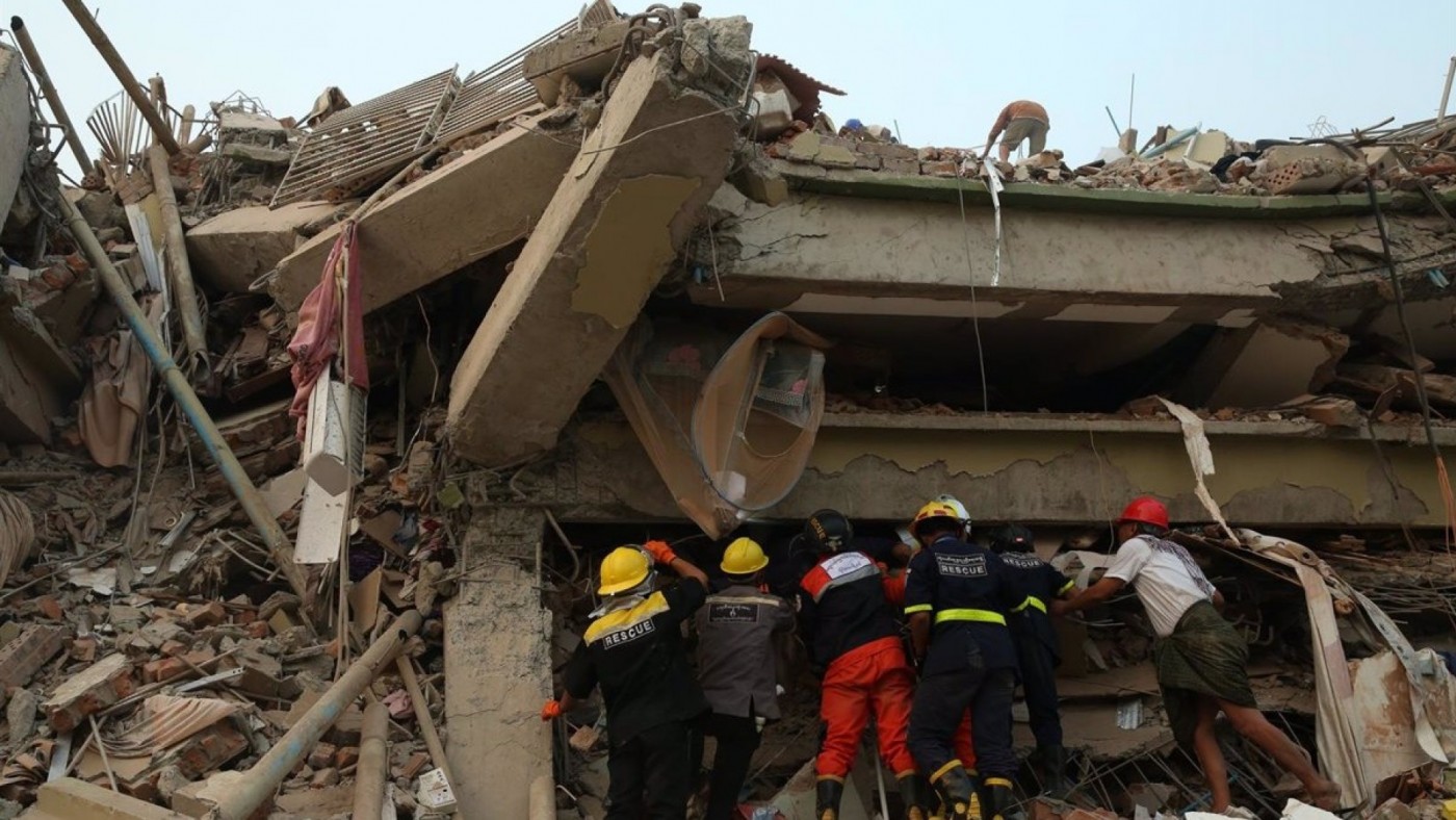 La OMS envía a Birmania tres toneladas de suministros médicos tras el terremoto