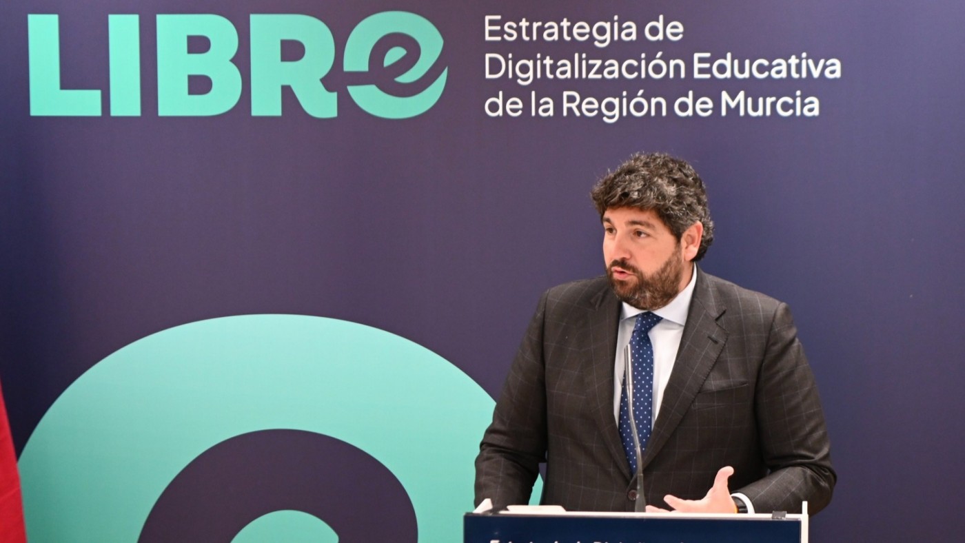 López Miras: "El programa de lengua árabe no es un programa que dependa del Gobierno de la Región de Murcia