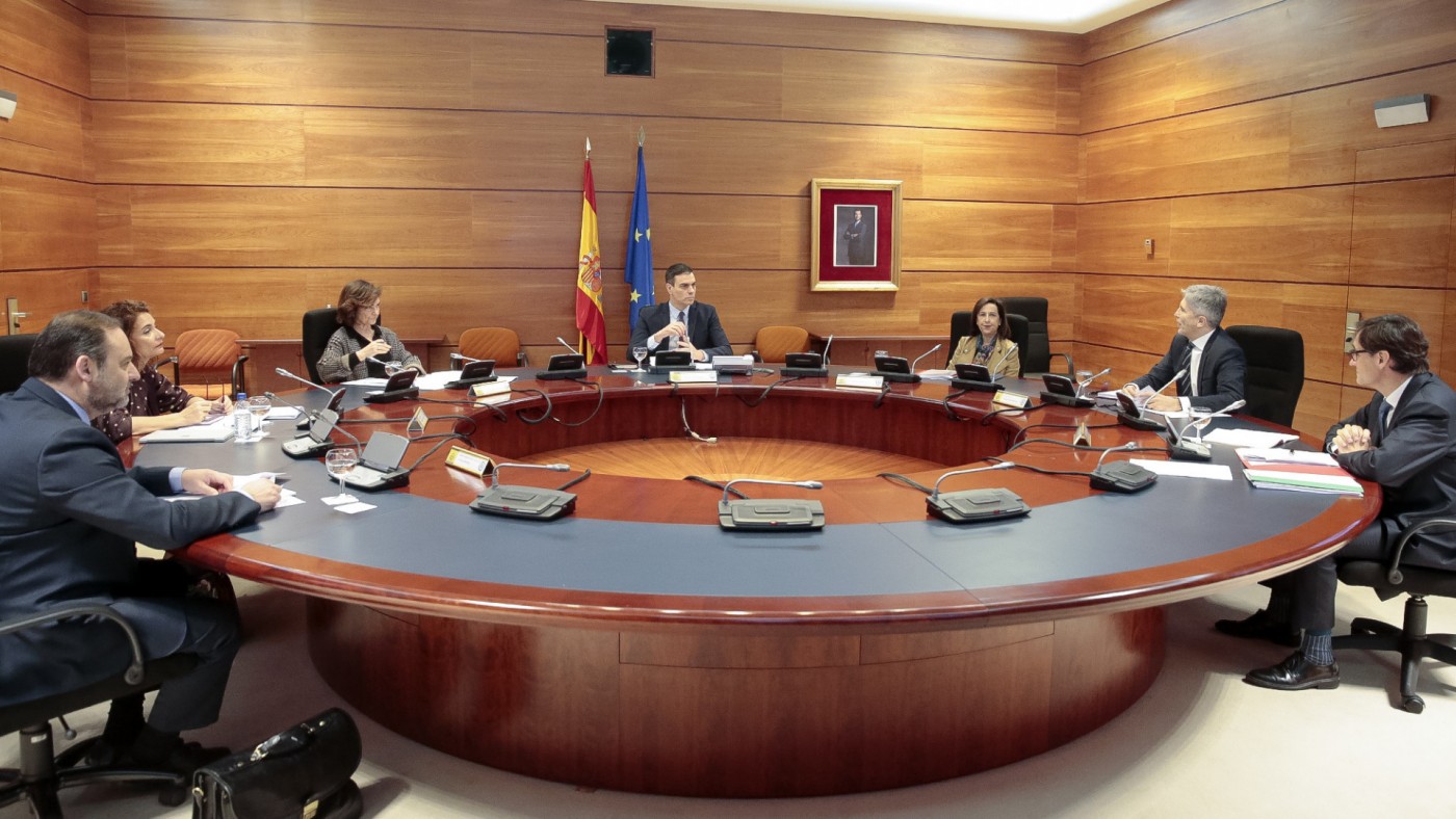 Consejo de Ministros por videoconferencia