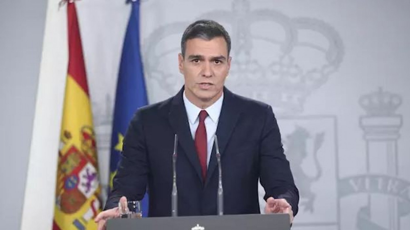Comparecencia de Pedro Sánchez
