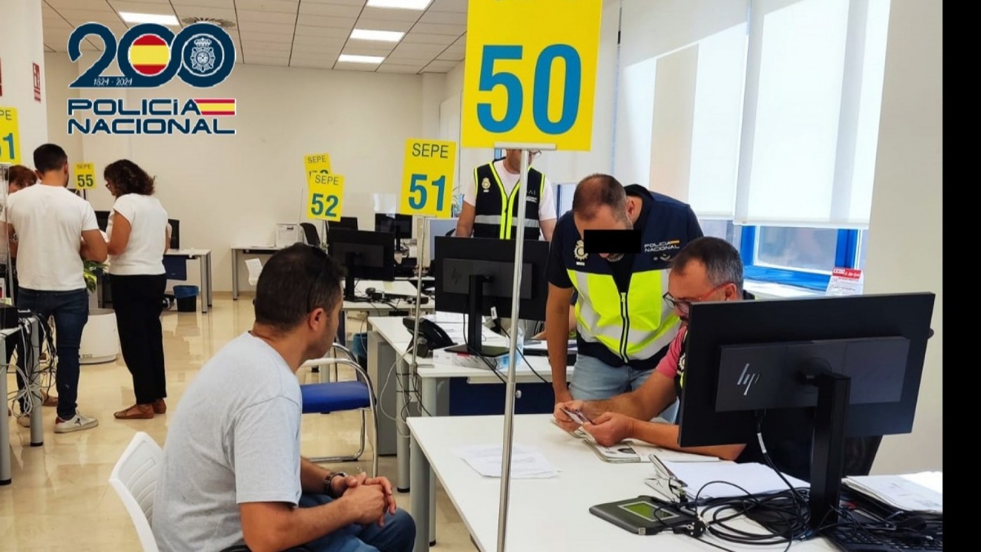La Policía Nacional y el SEPE detectan irregularidades en prestaciones por desempleo en Murcia por casi 180.000 euros