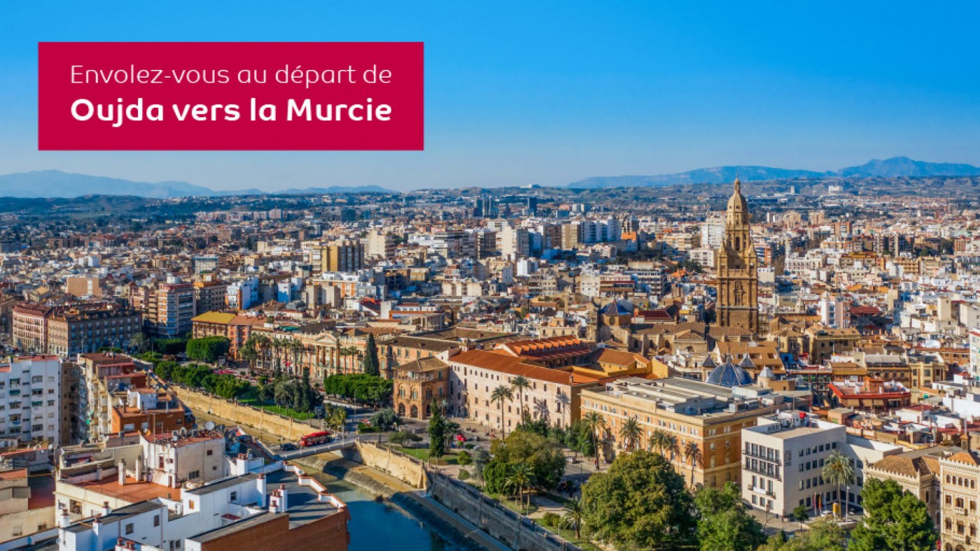 El próximo viernes comenzará a operar el primer vuelo entre Murcia y Oujda en Marruecos