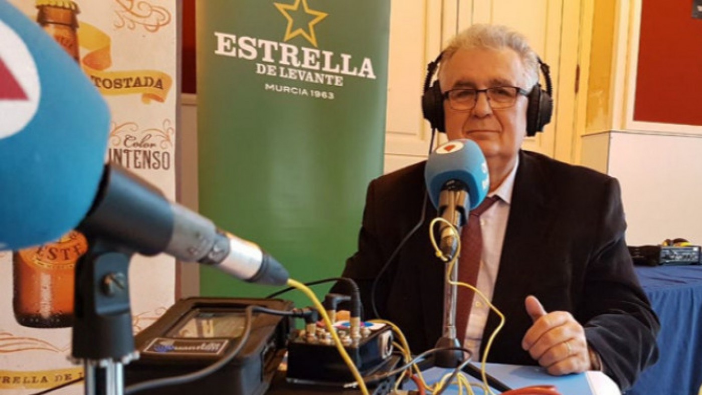 García Solano, durante una entrevista en Onda Regional