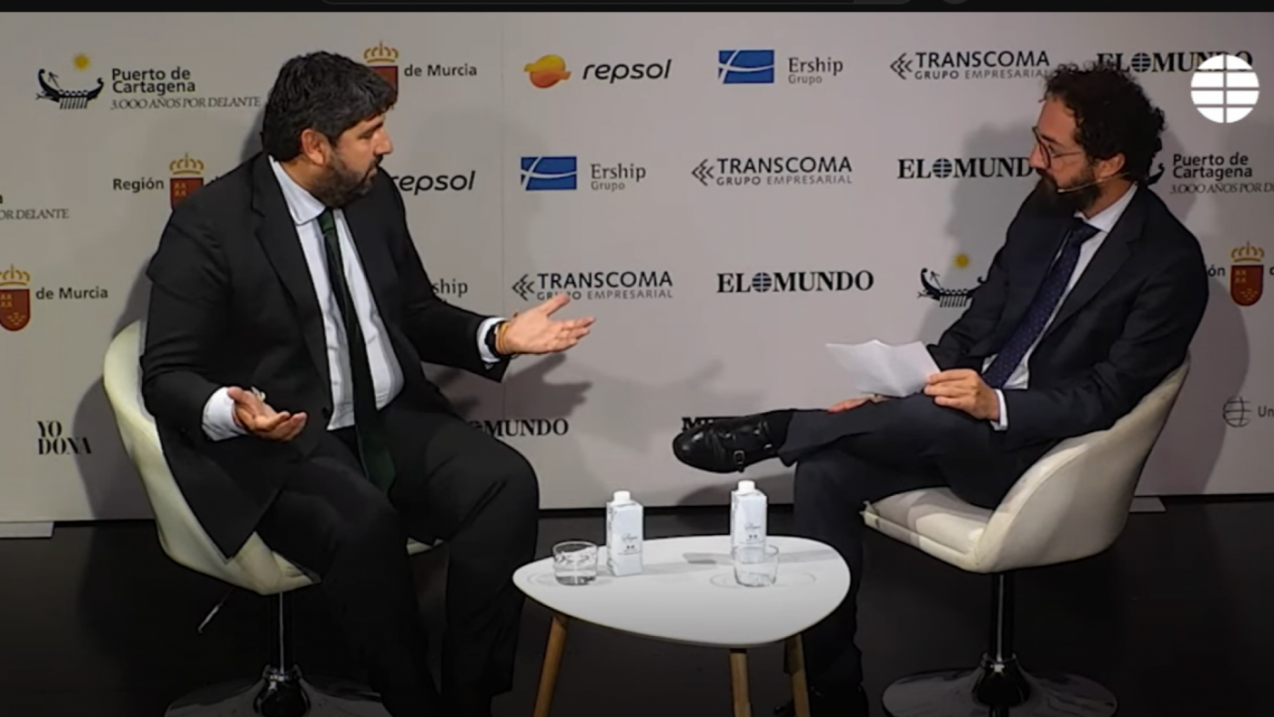 López Miras apela al consenso para llegar a pactos de Estado en agua, inmigración, financiación e infraestructuras