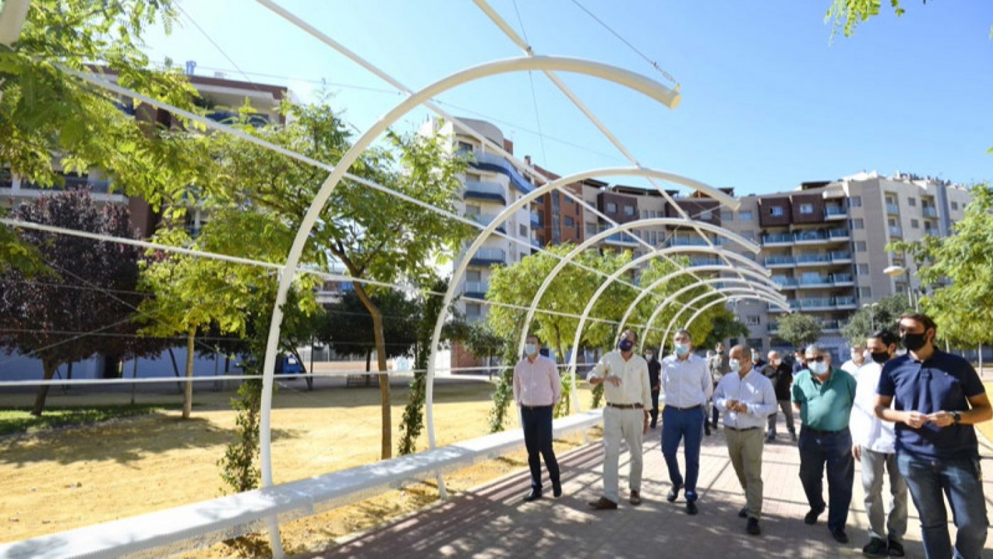 Murcia ve como sus parques están siendo renovados a eficientes zonas verdes