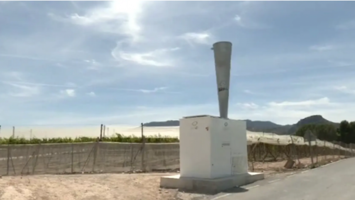 Los cañones antigranizo suenan en los campos de Cieza, Abarán y Jumilla