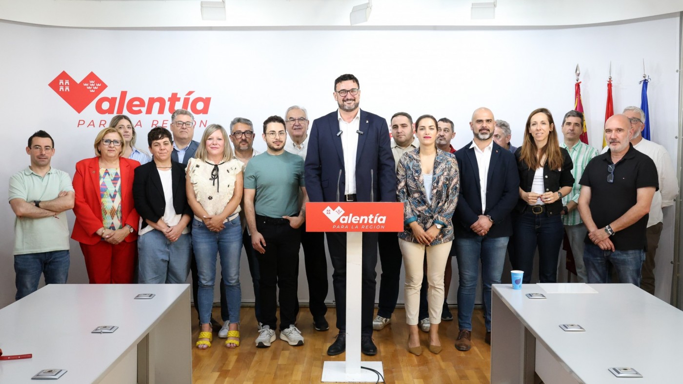 Una candidatura con el aval de todas las agrupaciones locales del PSOE en la ciudad de Murcia 