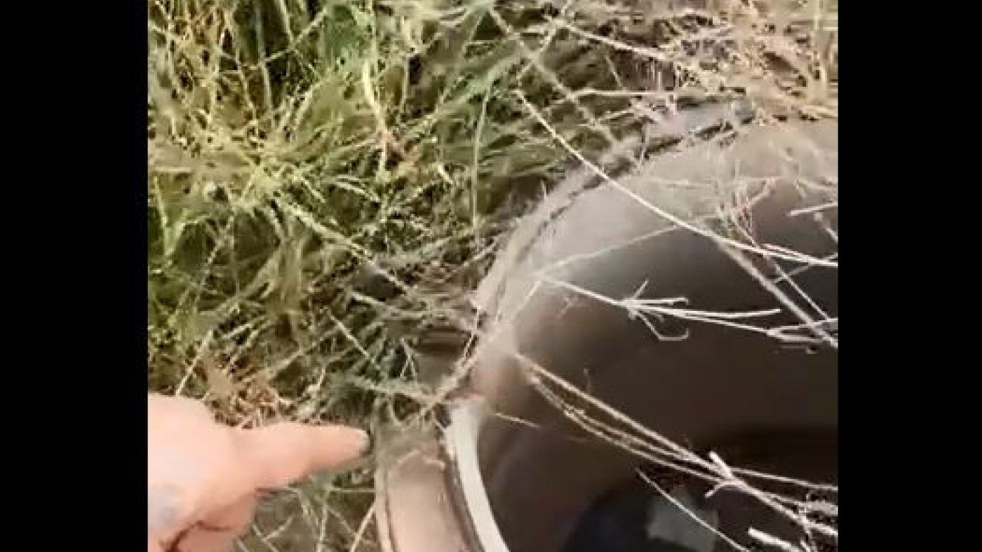 Graba un vídeo para denunciar la cantidad de agujeros de alcantarillado que hay sin tapa en Ceutí