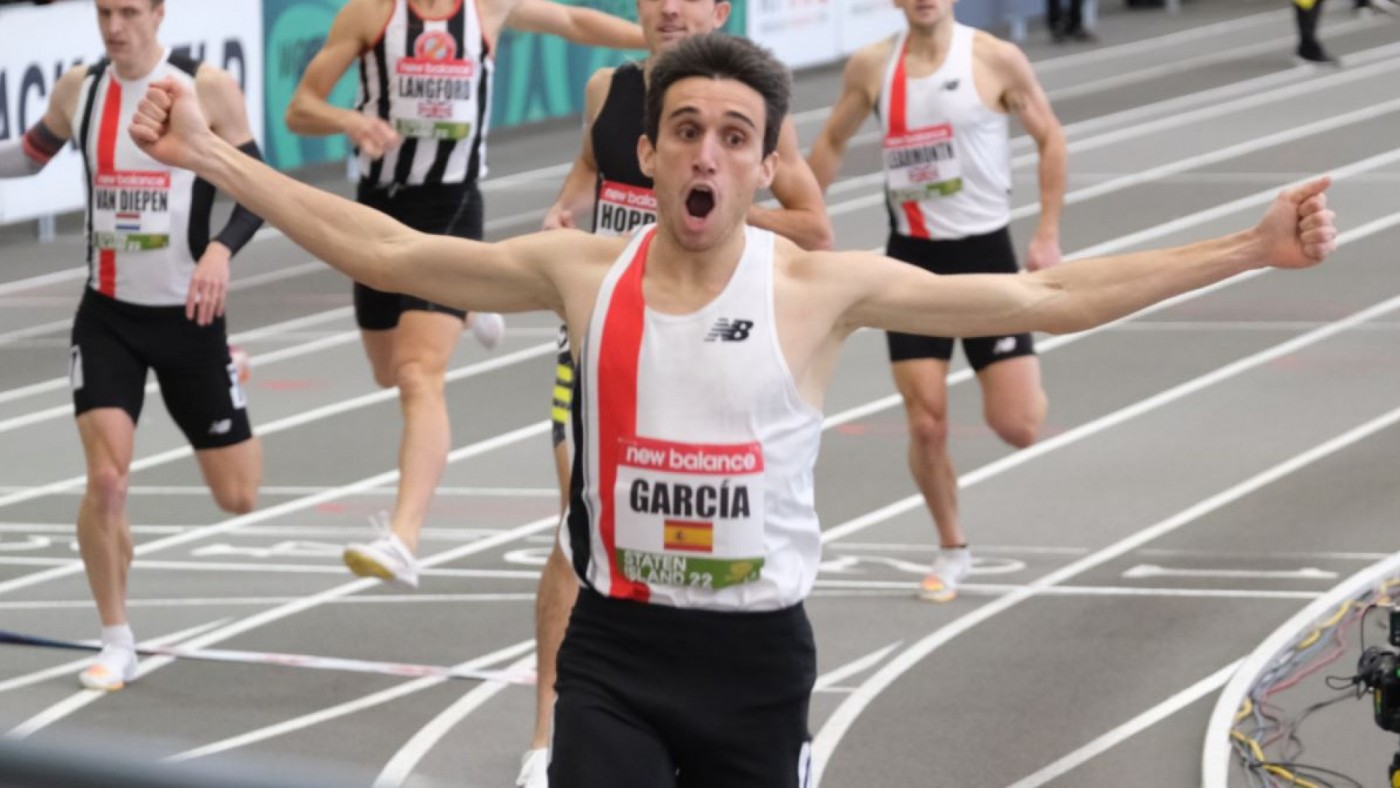 El murciano Mariano García, nuevo récord nacional de 800 metros