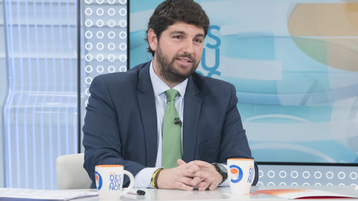 López Miras en los desayunos de TVE