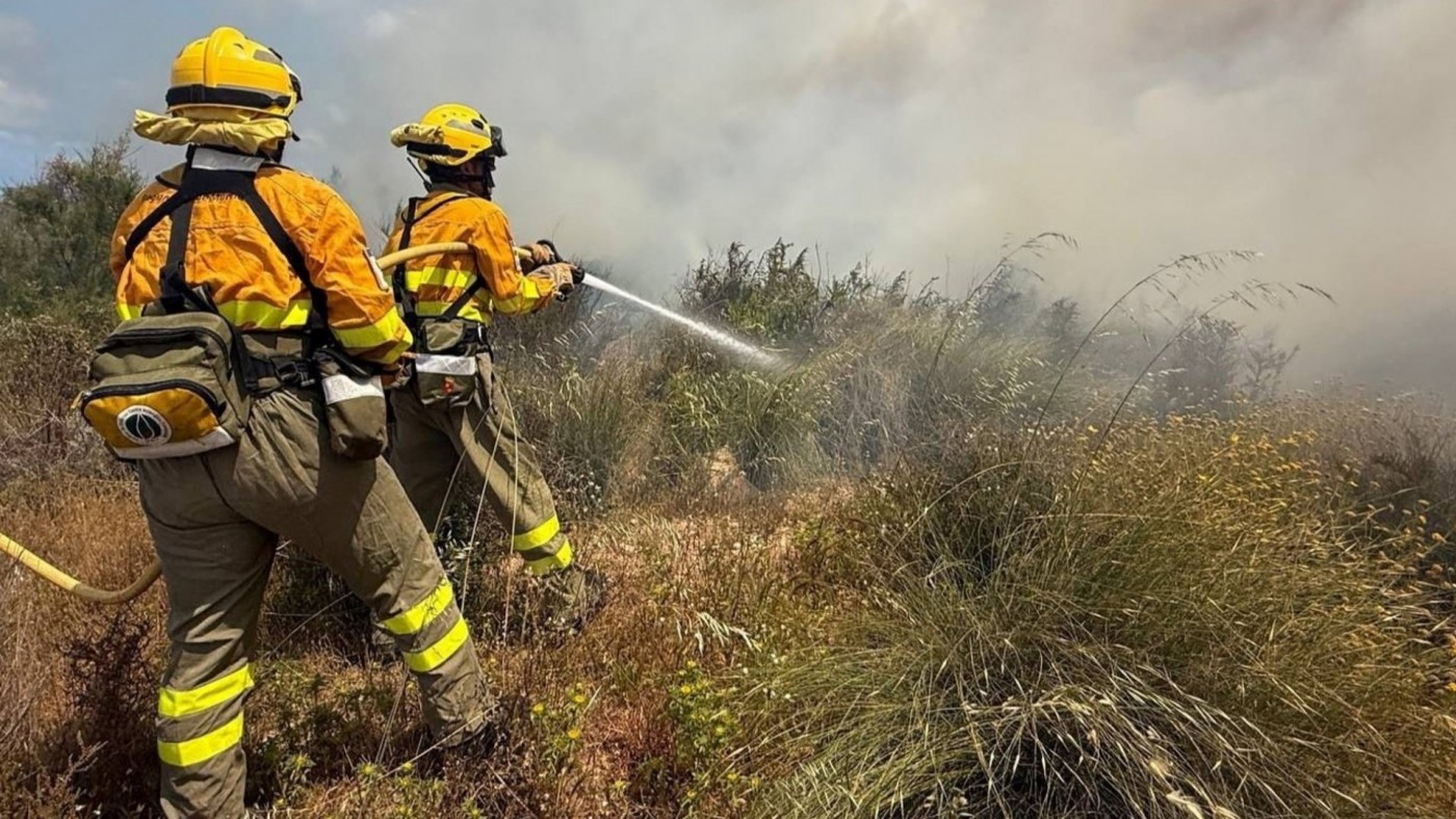 Los bomberos forestales vuelven a manifestarse este viernes
