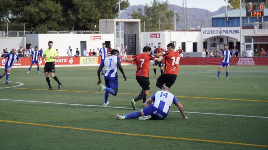 El Lorca Deportiva reacciona a tiempo y se trae un empate de Pulpí (2-2) 