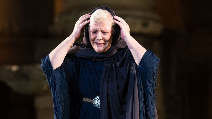 Caravaca. María Garralón y su ‘Ifigenia’ en la Semana de Teatro