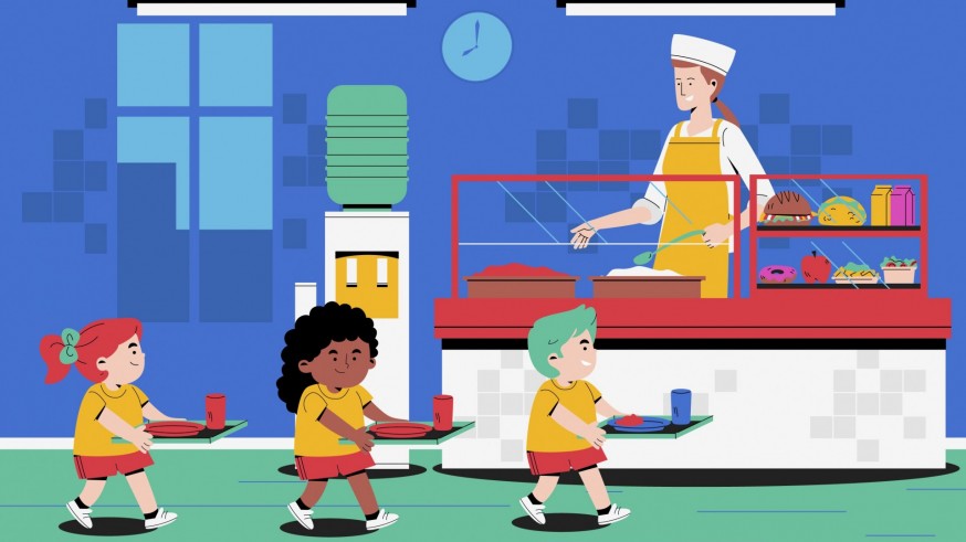 Con sumo gusto. La alimentación saludable en los comedores escolares
