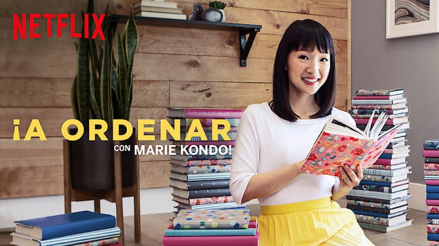 Cartel promocional de A ordenar con Marie Kondo. Netflix