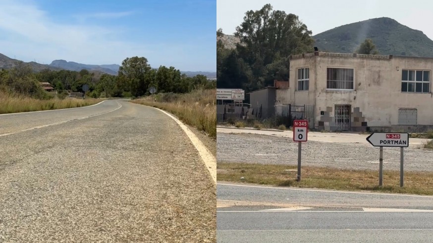 El reasfaltado de la N345 cierra la vía entre La Unión y Portmán hasta el 15 de mayo 