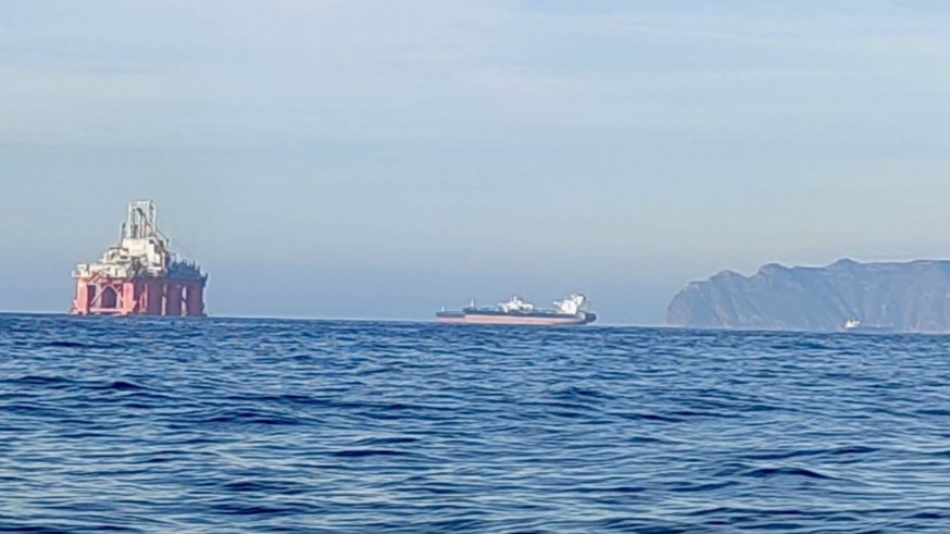 La plataforma petrolífera Transocean Barents llega a al Puerto de Cartagena para su reparación y mantenimiento
