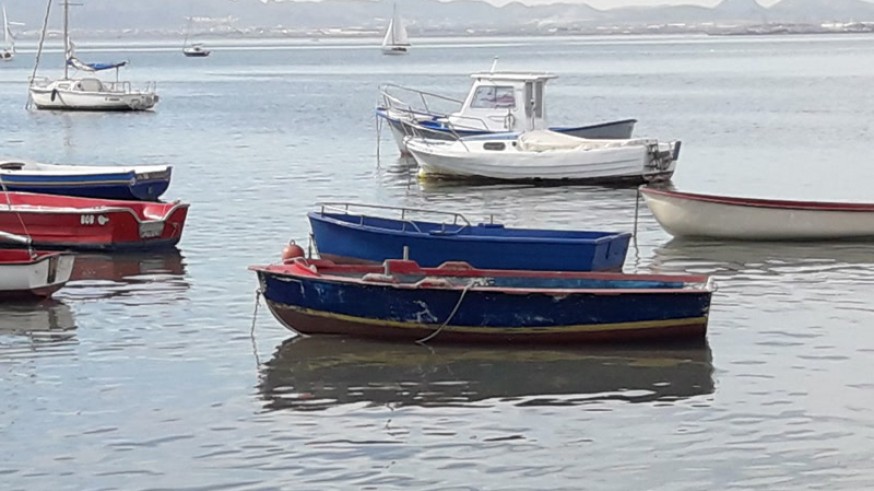Barcos en el Mar Menor