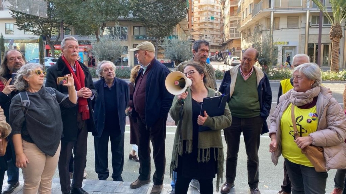 Recorren los hospitales de guerra en Murcia