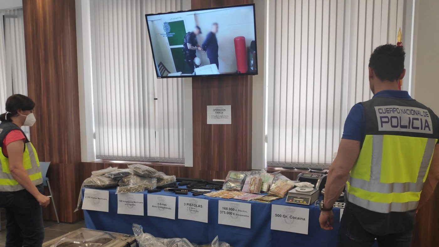 Incautados más de 100 kilos de droga en Murcia, Alicante y Almería