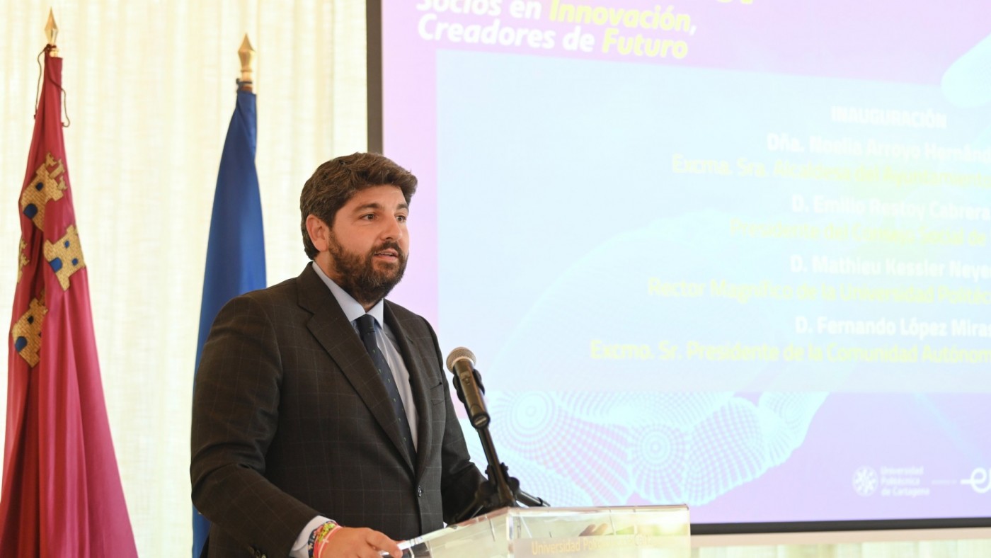 López Miras anuncia una inversión para la UPCT de 52 millones de euros en 2025