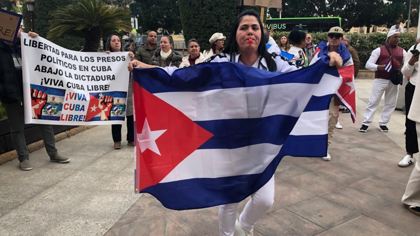 Manifestación en Murcia por una Cuba libre