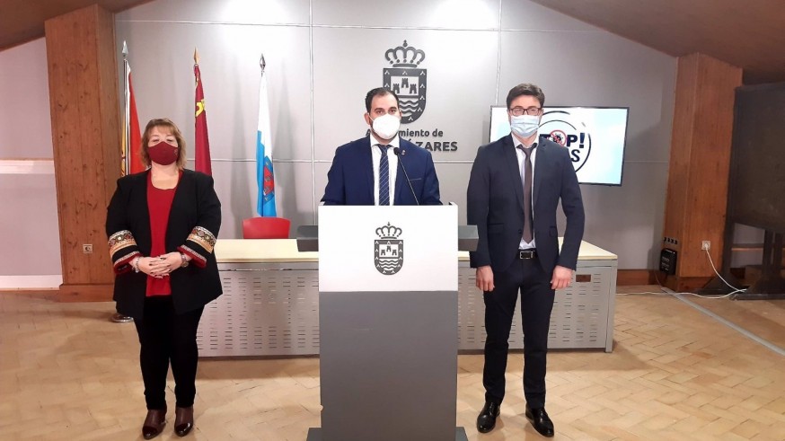 El alcalde en rueda de prensa