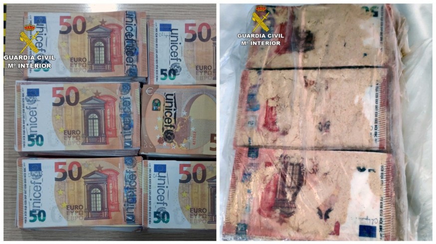 Detenido por estafar 60.000 euros con el timo de los billetes tintados