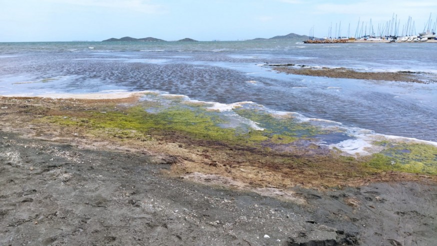 Imagen del Mar Menor hace unas semanas en Los Nietos