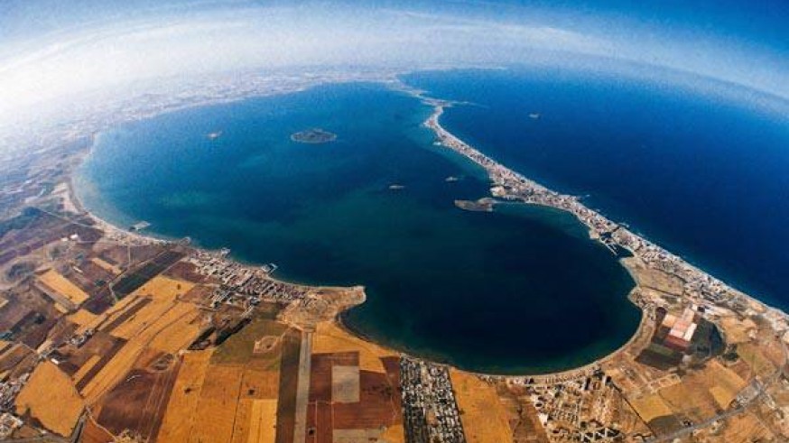Vista aérea del Mar Menor. CARTAGENA SI SE PUEDE