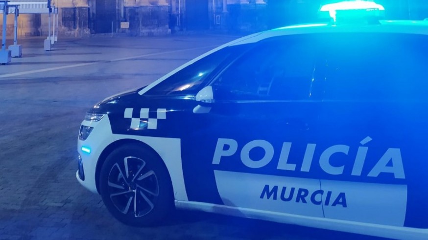 Vehículo de la policía local de Murcia