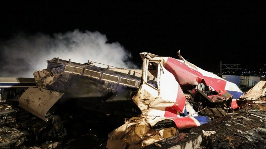 Al menos 36 muertos y 85 heridos tras la colisión de dos trenes en Grecia