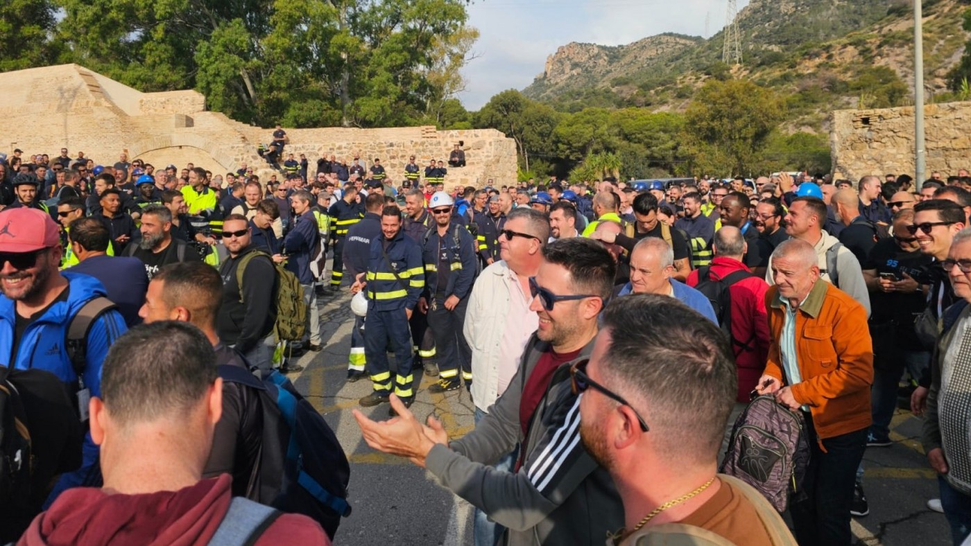 Trabajadores de Navantia en Cartagena y las industrias auxiliares se unen en las protestas