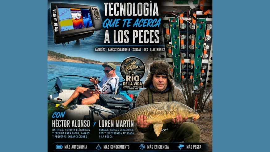 TECNOLOGÍA Y PESCA: Baterías, barcos cebadores, sondas, GPS y electrónica con Héctor Alonso y Loren Martín