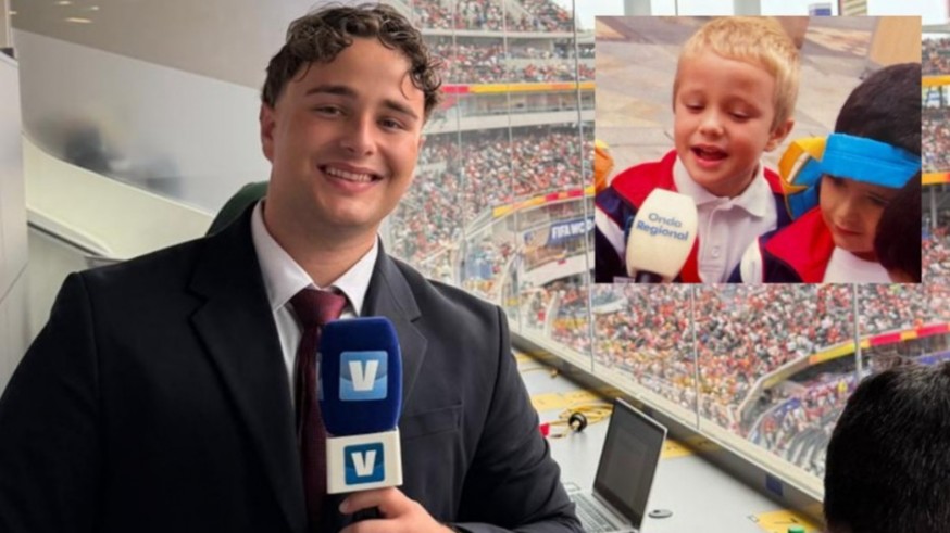 Pablo Cánovas, el joven periodista cartagenero viral del Mundial